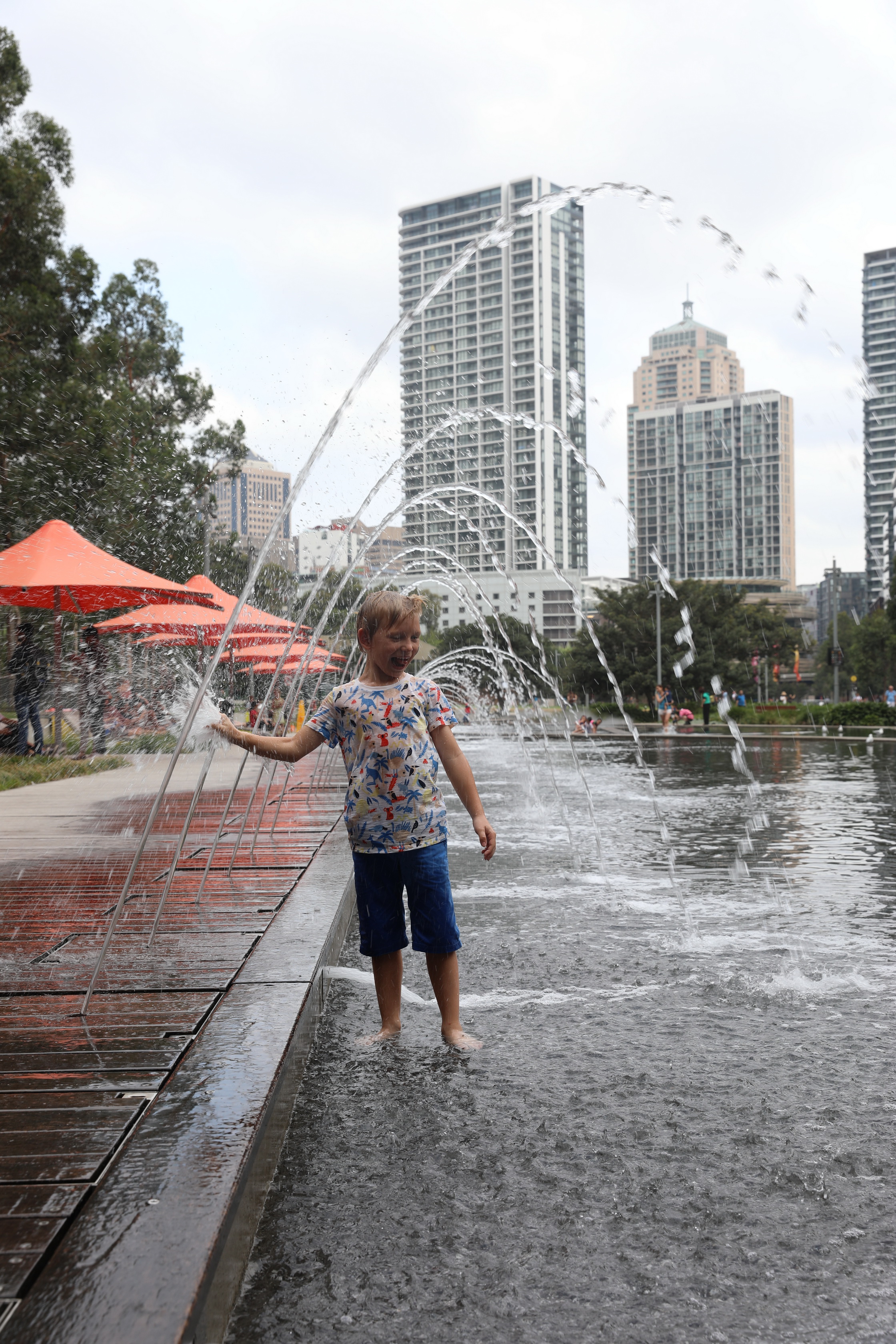 Tumbalong Park Playground bei Darling Harbour
